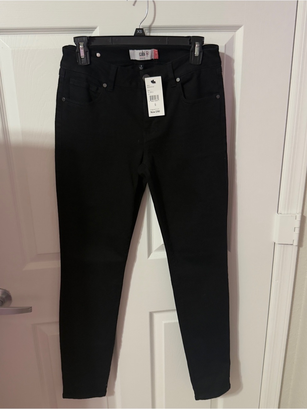 CAbi Jet Black Skinny Jeans
